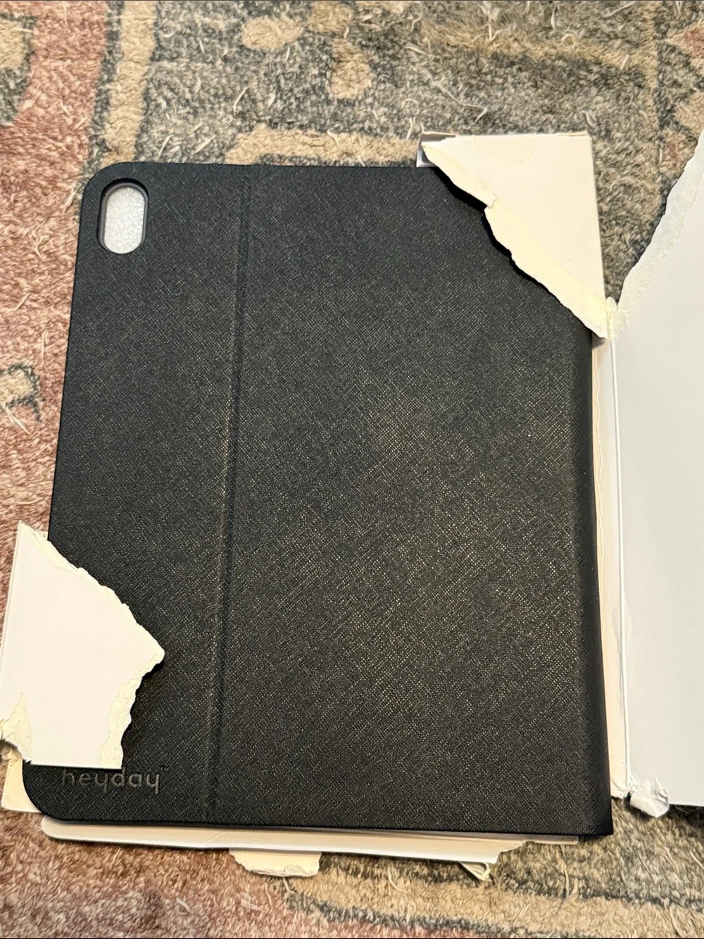 heyday Black Tablet Case with Stylus Holder
